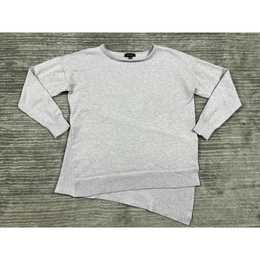Verve Ami Sweater Small Purple Long Sleeve‎ Lightweight Polyester Blend Casual